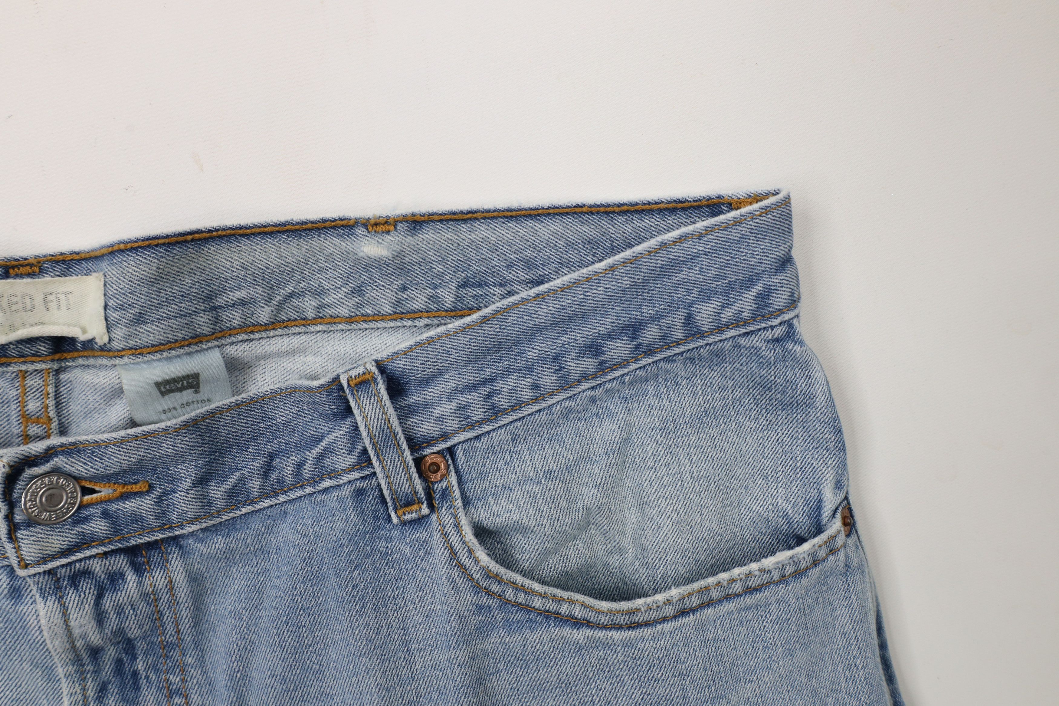 Levi's × Vintage Vintage Y2K Levis 550 Relaxed Fit Tapered Leg Denim Jeans Size US 42 / EU 58 - 10 Thumbnail