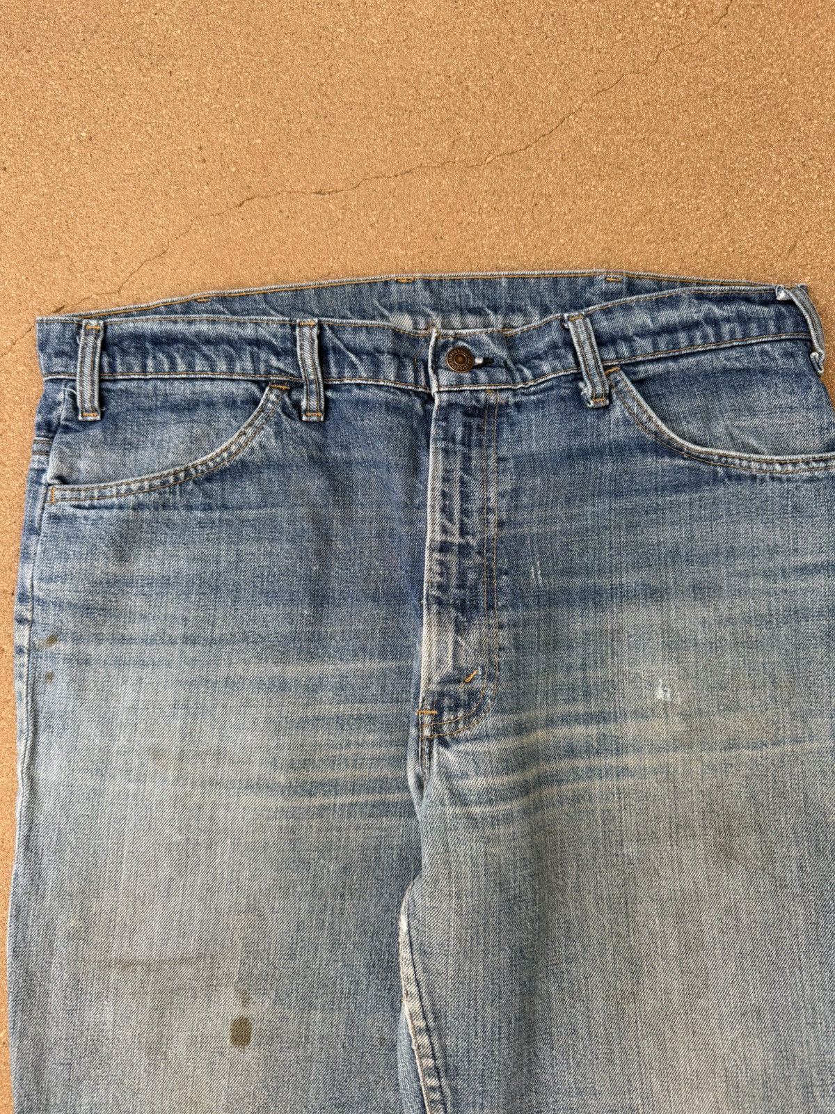 Levi's Vtg 70’s Levi’s 646 Orange Tab Bellbottom Flare Jeans 36x30 Size US 36 / EU 52 - 4 Thumbnail