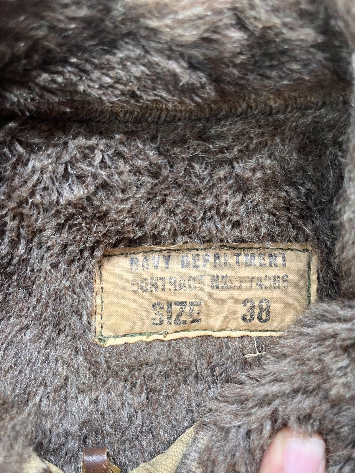 Other US Navy WW2 N-1 Deck Jacket Size US XL / EU 56 / 4 - 2 Thumbnail