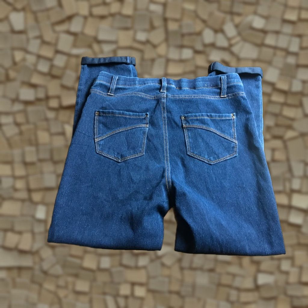 Vintage Time And Tru Jeans Women's Size Small Blue Jegging Pull On Cuffed Size 28" / US 6 / IT 42 - 1 Thumbnail