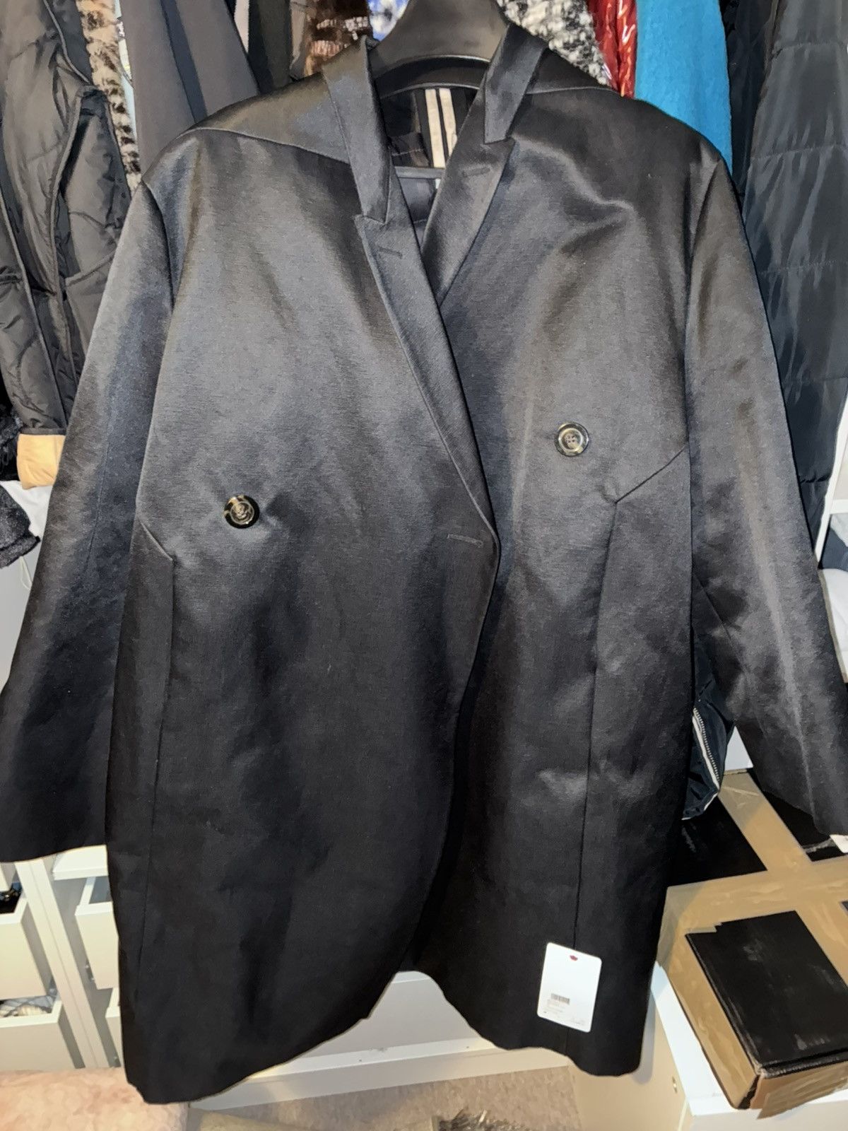Rick Owens Rick Owens - Strobe Jumbo JMF overcoat Size US L / EU 52-54 / 3 - 10 Thumbnail