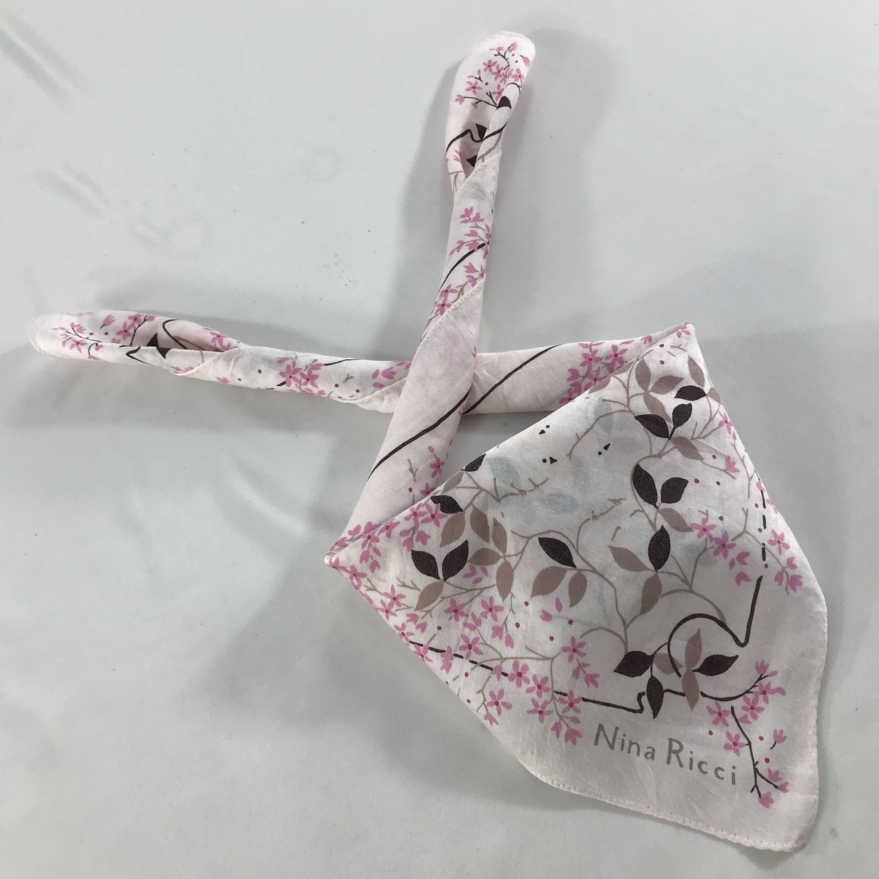 Nina Ricci × Vintage Nina Ricci Bandana / Handkerchief / Neckerchief - S1210 Size ONE SIZE - 4 Thumbnail