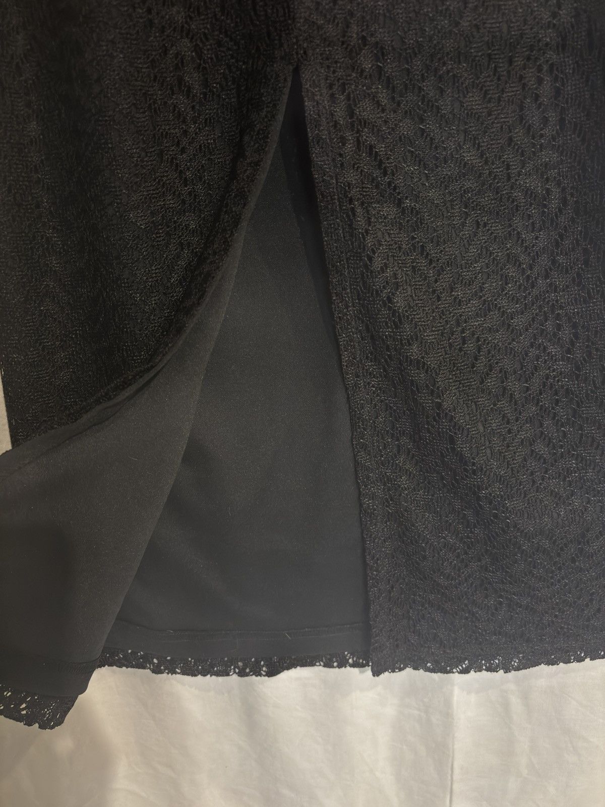 Other Black long lace Skirt.wk1654 Size 27" / US 4 / IT 40 - 7 Thumbnail