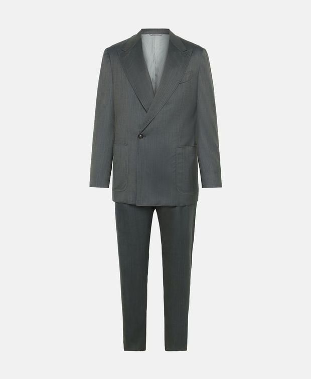 Canali Wool-blend suit jacket Size 52R - 1 Thumbnail