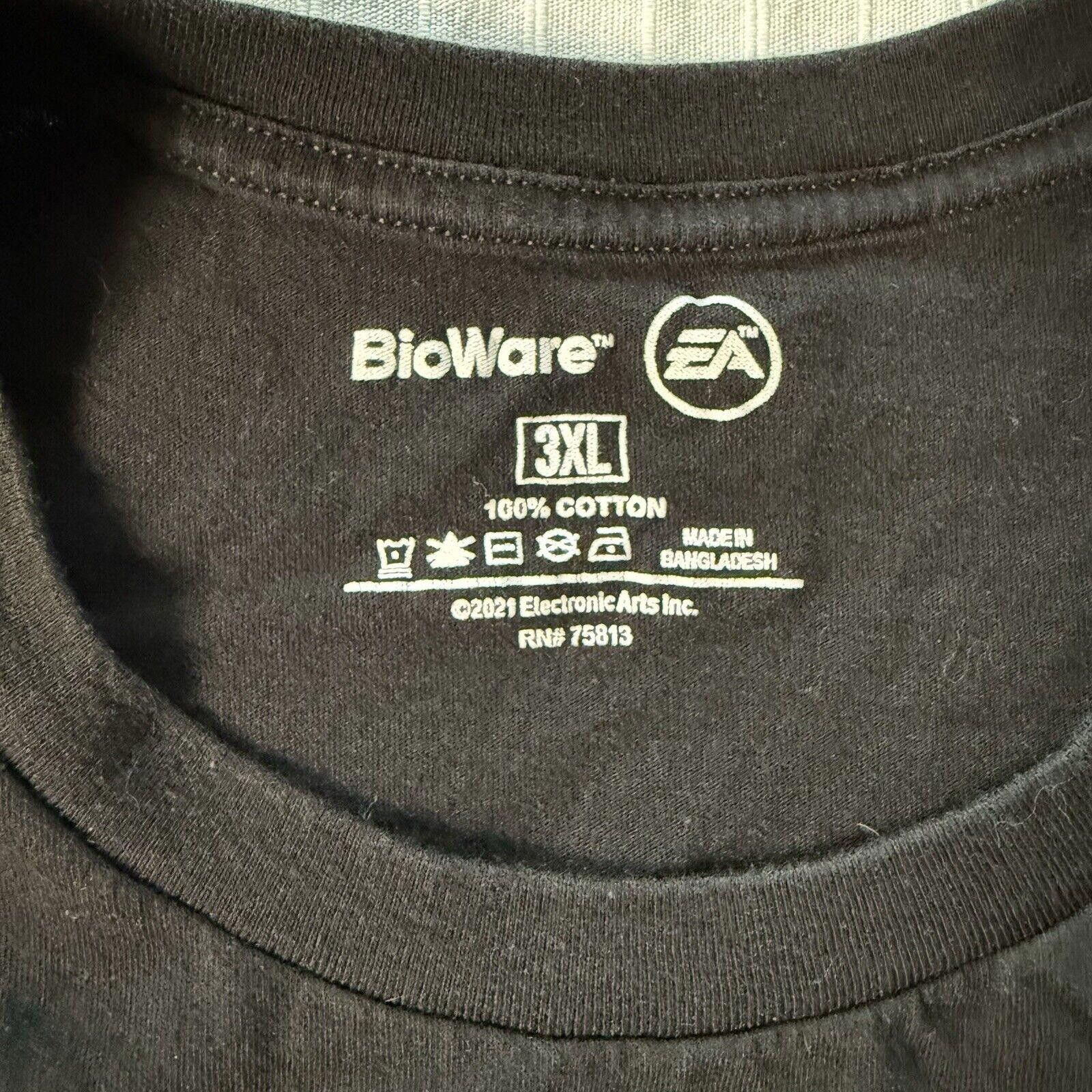 Designer VTG BioWare Mass Effect 2 Paragon Logo T-Shirt Sz Men's 3XL Size US XXL / EU 58 / 5 - 2 Thumbnail