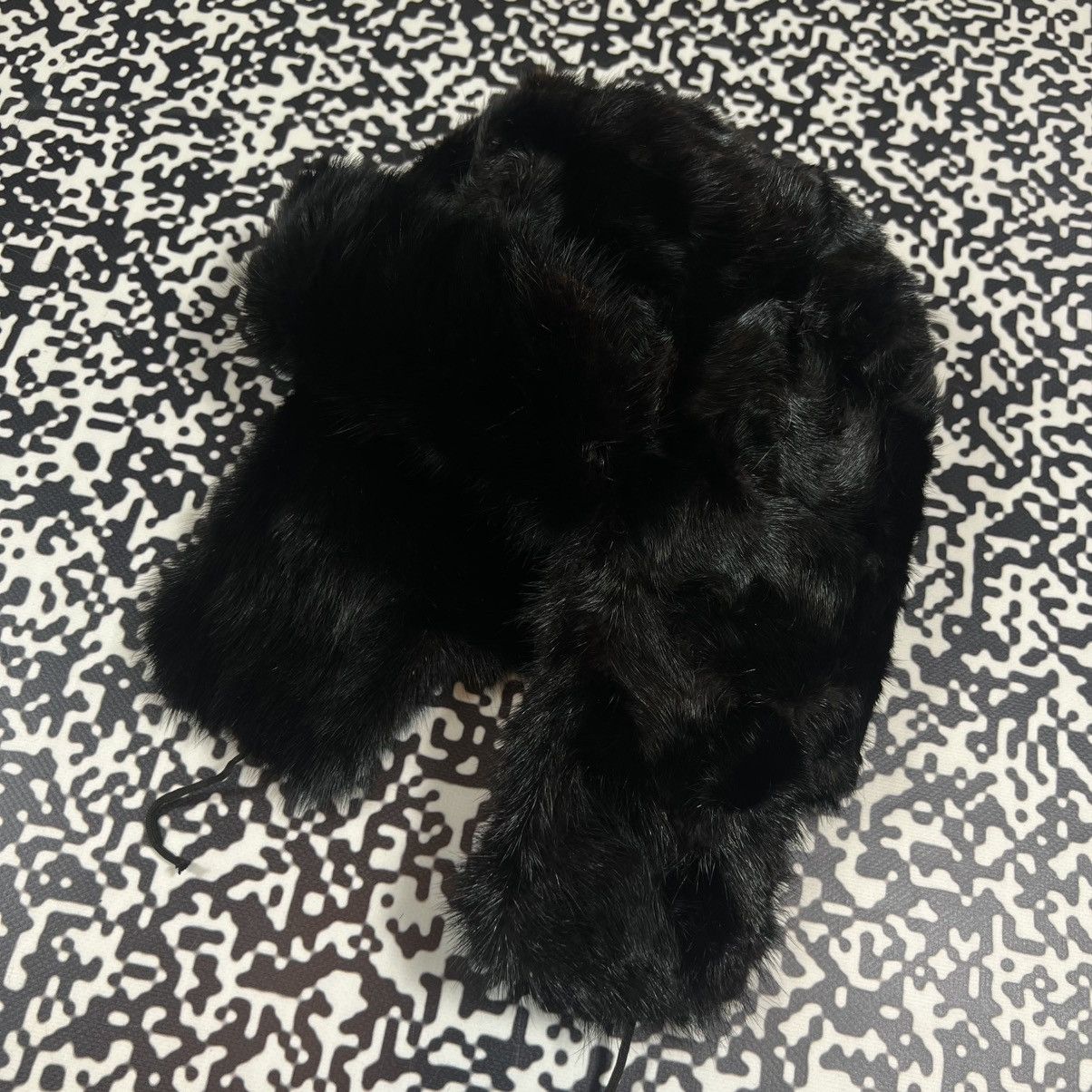 Japanese Brand Vintage 90s Fur Alt Ushanka Trapper Hat Mohair Style Retro Size ONE SIZE - 4 Thumbnail
