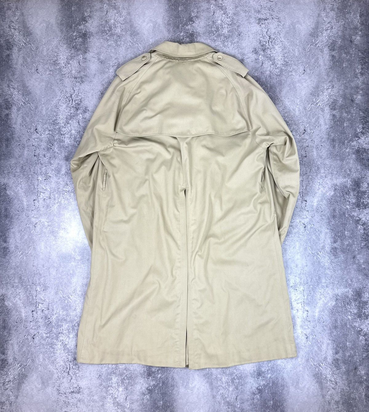 DAKS Vintage Daks London Luxury Nova Check Designer Trench Coat Size US XL / EU 56 / 4 - 2 Thumbnail