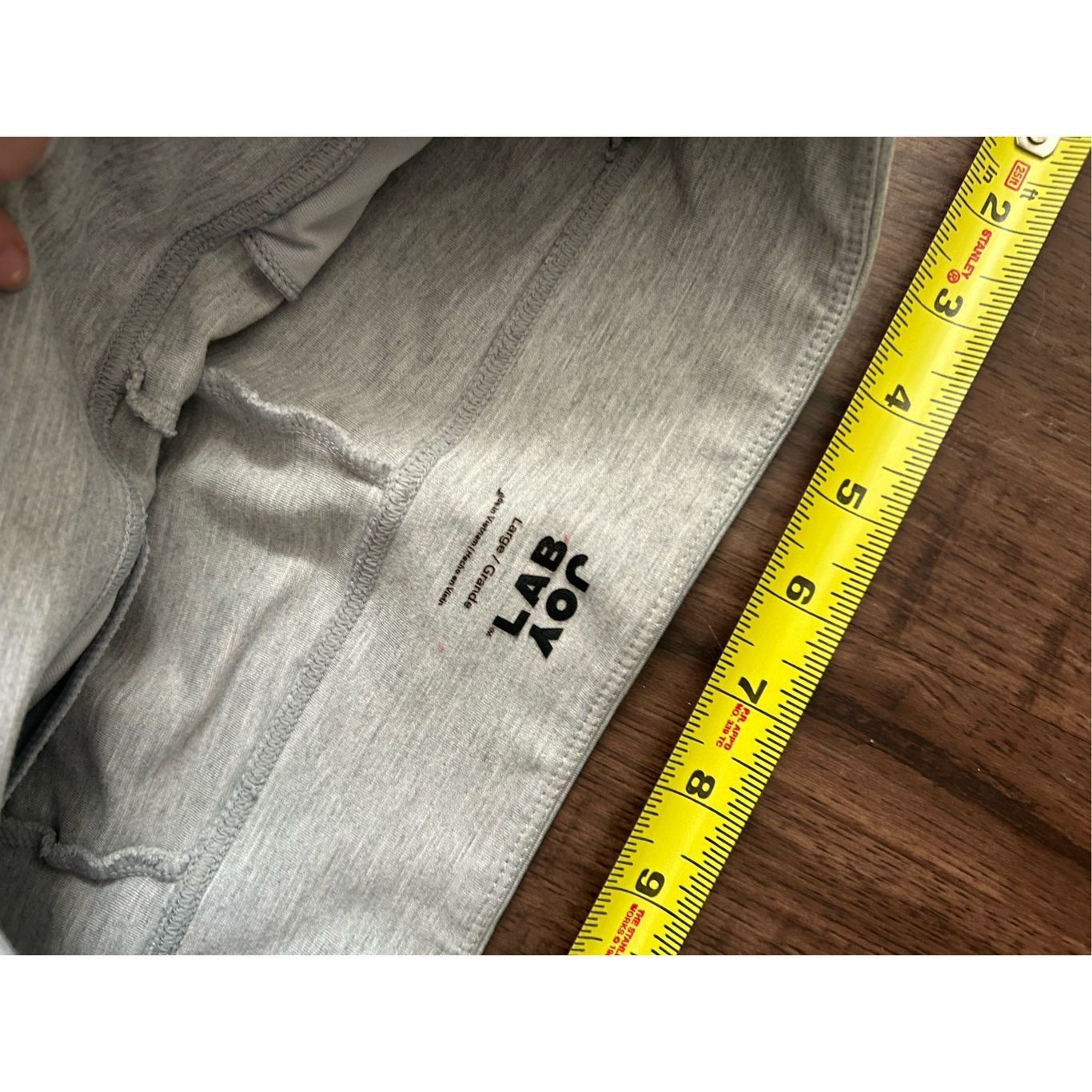 Target Basics Joy Lab Target White Gray Heather Leggings Zipper, Size Larg Size 34" / US 12 / IT 48 - 4 Thumbnail
