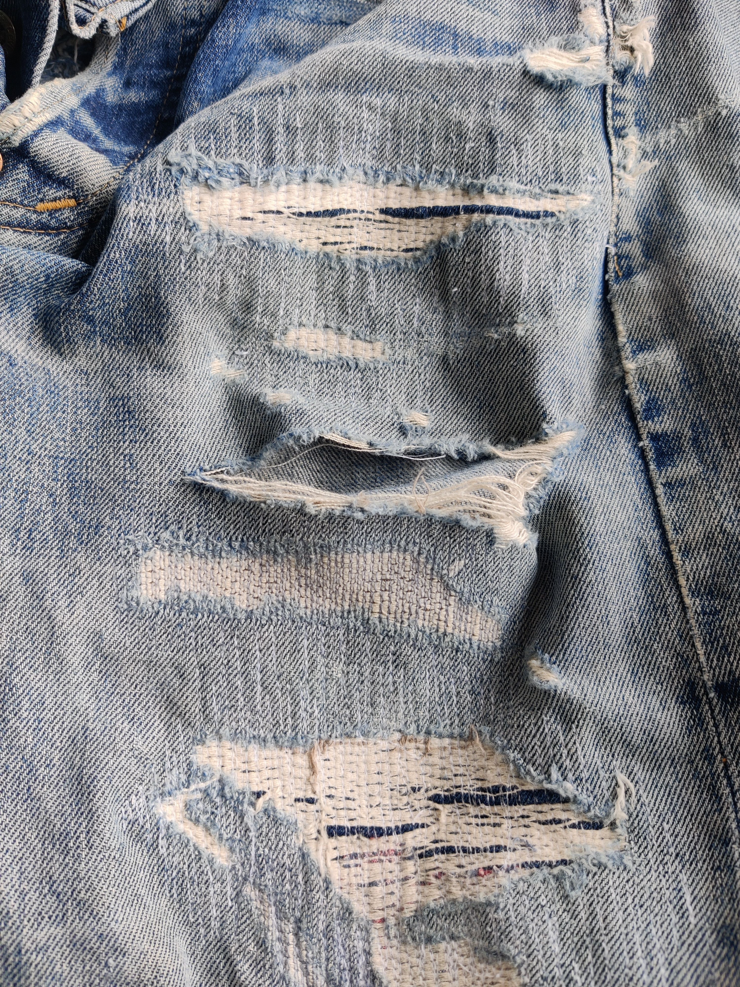 Japanese Brand × Levi's Vintage Clothing Vintage Levi's 702 Big E Selvedge Buckle Back Grunge Size US 30 / EU 46 - 14 Thumbnail
