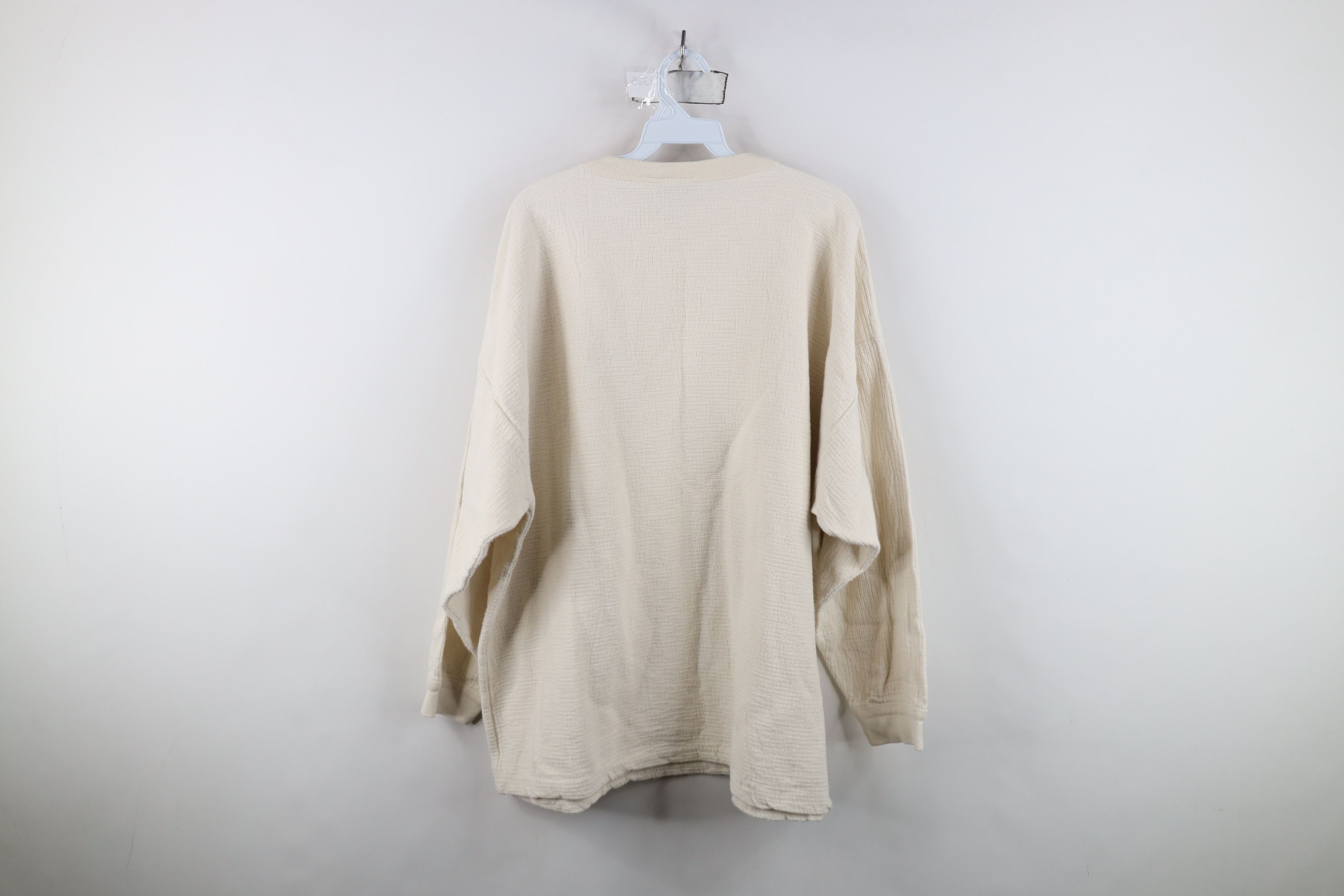 Vintage Vintage 90s Country Farmhouse Cotton Weave Knit Sweater USA Size XXL / US 16-18 / IT 52-54 - 11 Thumbnail