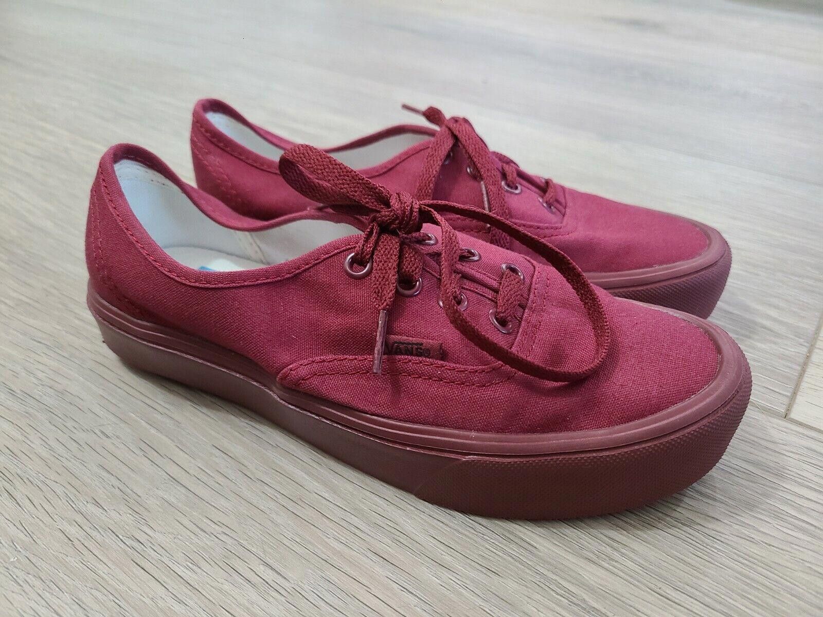 Vans Vans Shoes Maroon Mens 4.5 Womens 6 authentic unisex Size US 6 / IT 36 - 1 Thumbnail