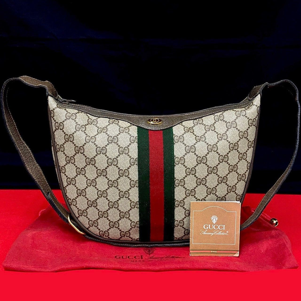Gucci Gucci Shoulder Bag Brown Leather Size ONE SIZE - 1 Thumbnail