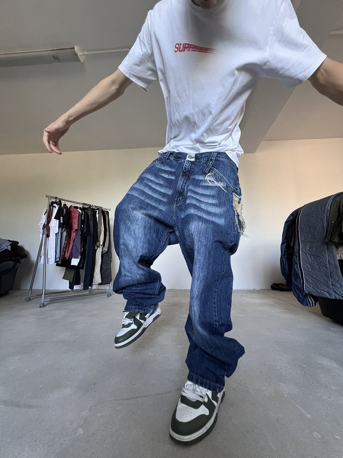 Karl Kani Vintage Karl Kani jeans buggy rap Brooklyn Size US 38 / EU 54 - 14 Thumbnail