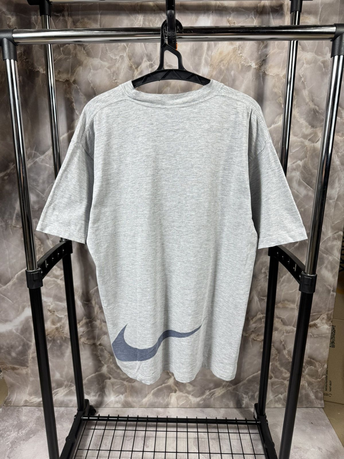 Vintage Vintage Nike Big Logo Distressed Tee Size US L / EU 52-54 / 3 - 1 Thumbnail
