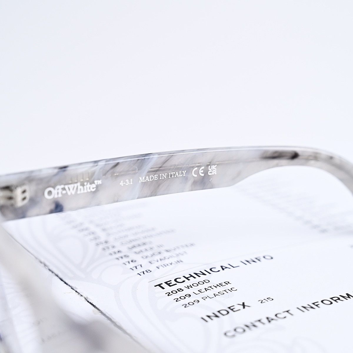 Off-White OFF WHITE STYLE 42 GLASSES Size ONE SIZE - 5 Thumbnail