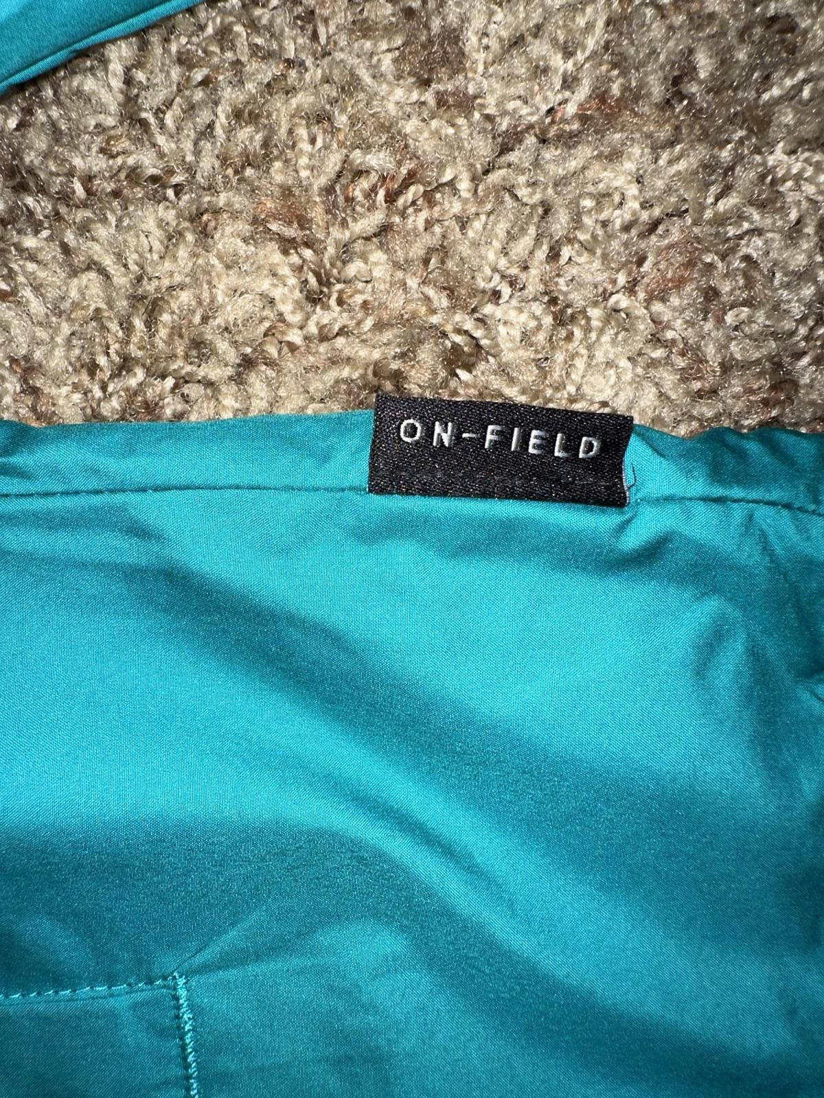 Nike Nike Men's Miami Dolphins Aqua Sideline Coaches Performance Full-Snap Jacket Size US M / EU 48-50 / 2 - 10 Thumbnail