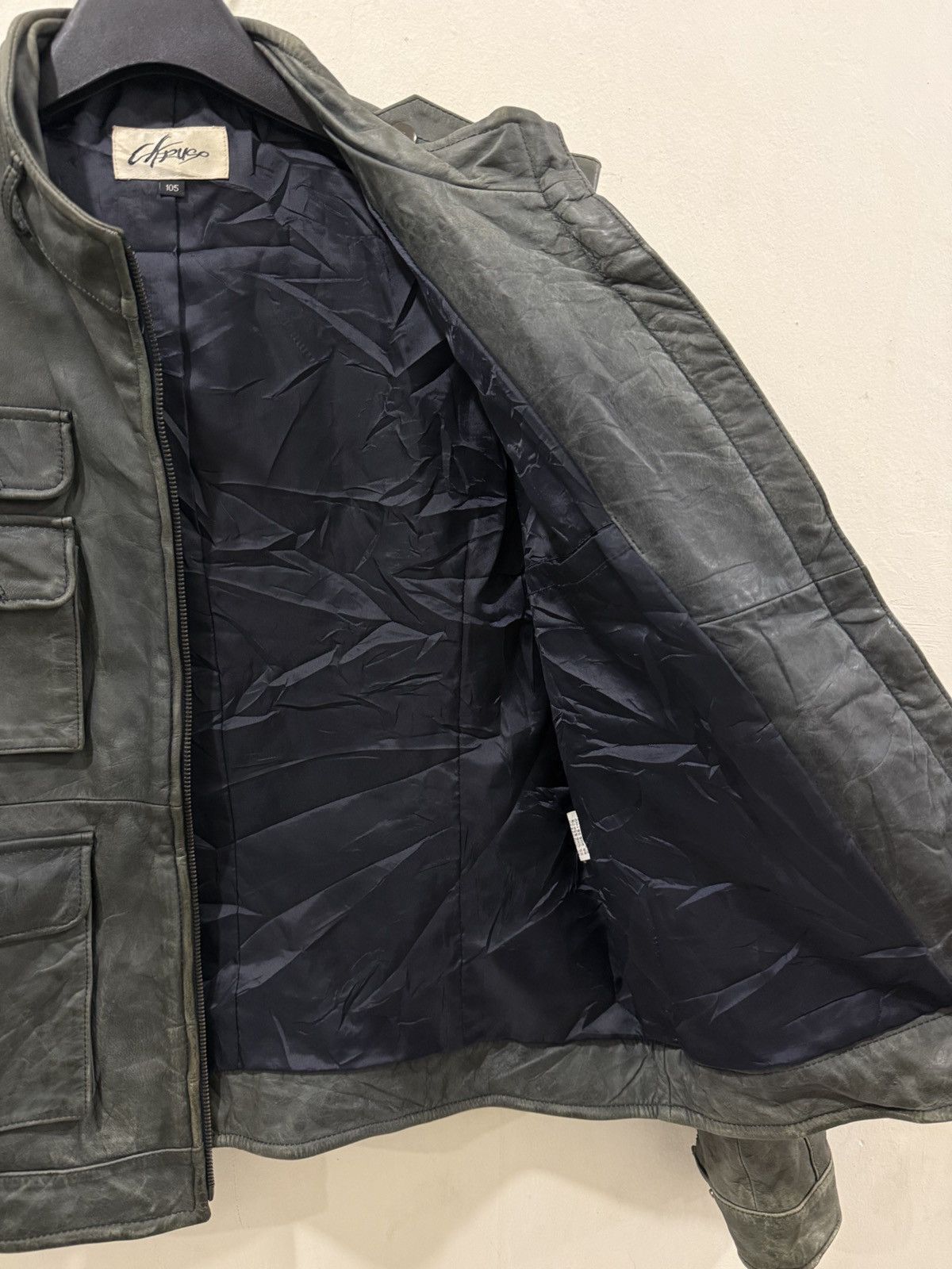 Caruso VTG CARUSO M65 Leather Jacket Size US L / EU 52-54 / 3 - 4 Thumbnail