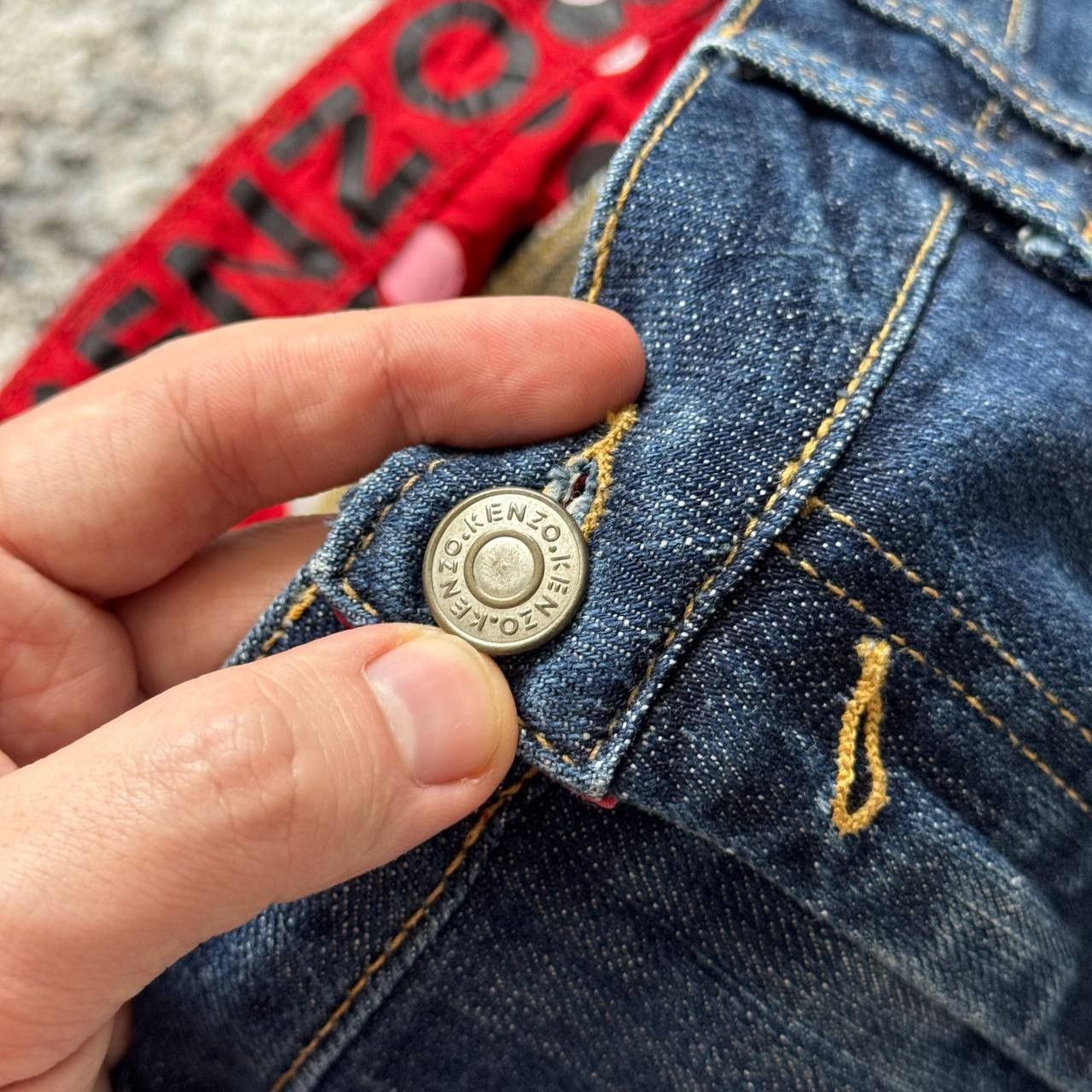 Kenzo Kenzo Vintage Denim Jeans Size 31" - 5 Thumbnail