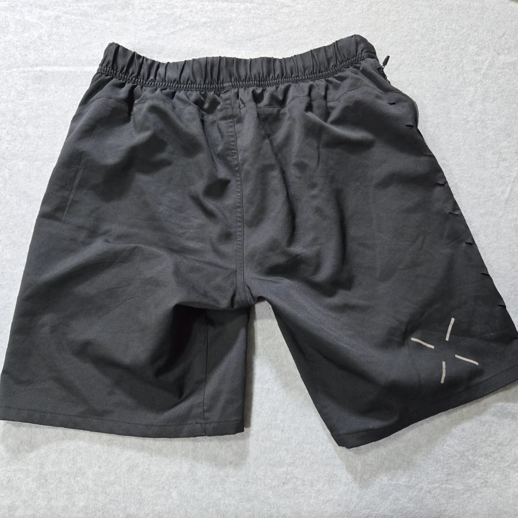 Ten Thousand Ten Thousand Shorts Lined Black Mens Workout Small Elastic Waist Drawstring Size US 31 - 4 Thumbnail