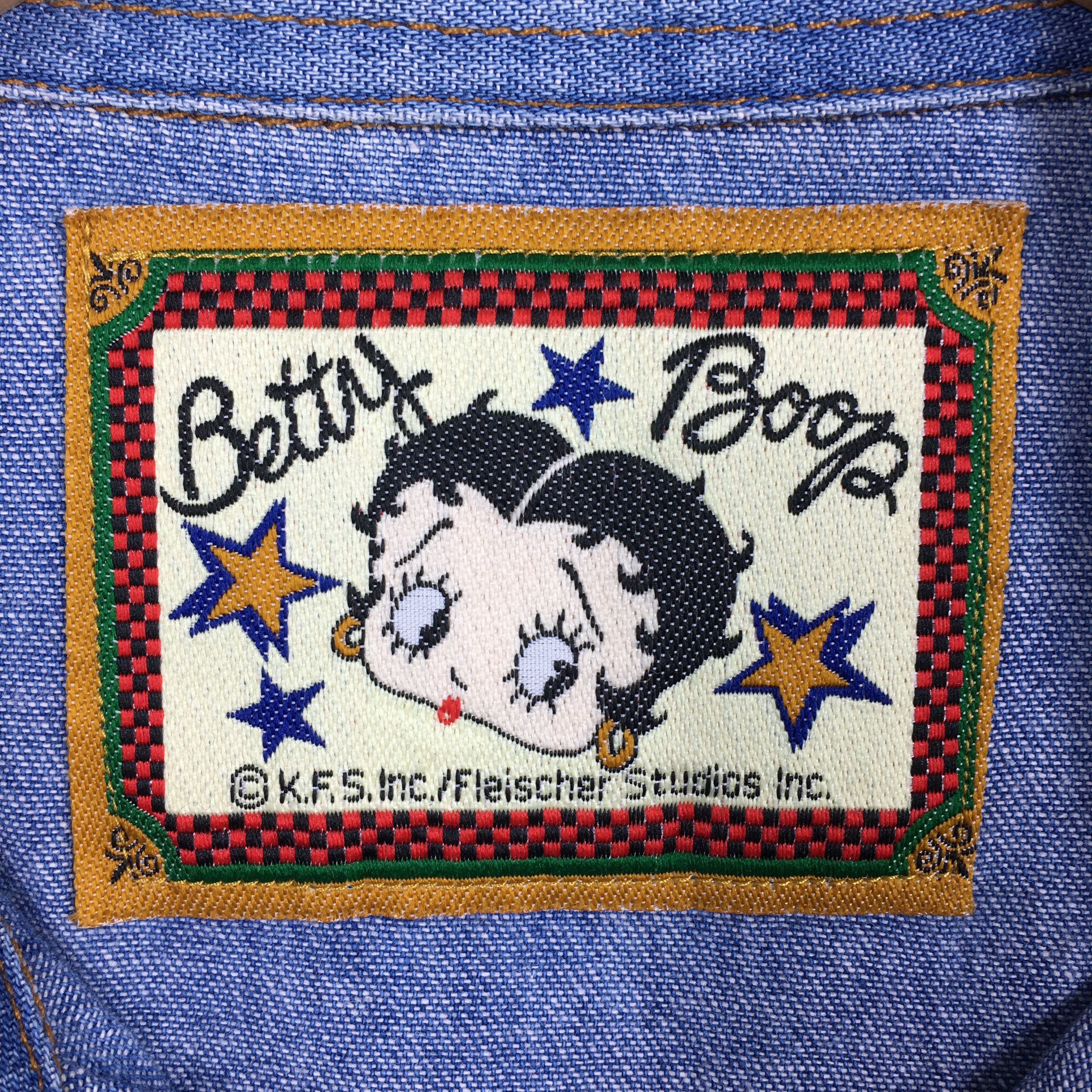Disney × If Six Was Nine × Vintage Vintage Betty Boop Denim Oxfords Shirt XLarge Size US XL / EU 56 / 4 - 6 Thumbnail