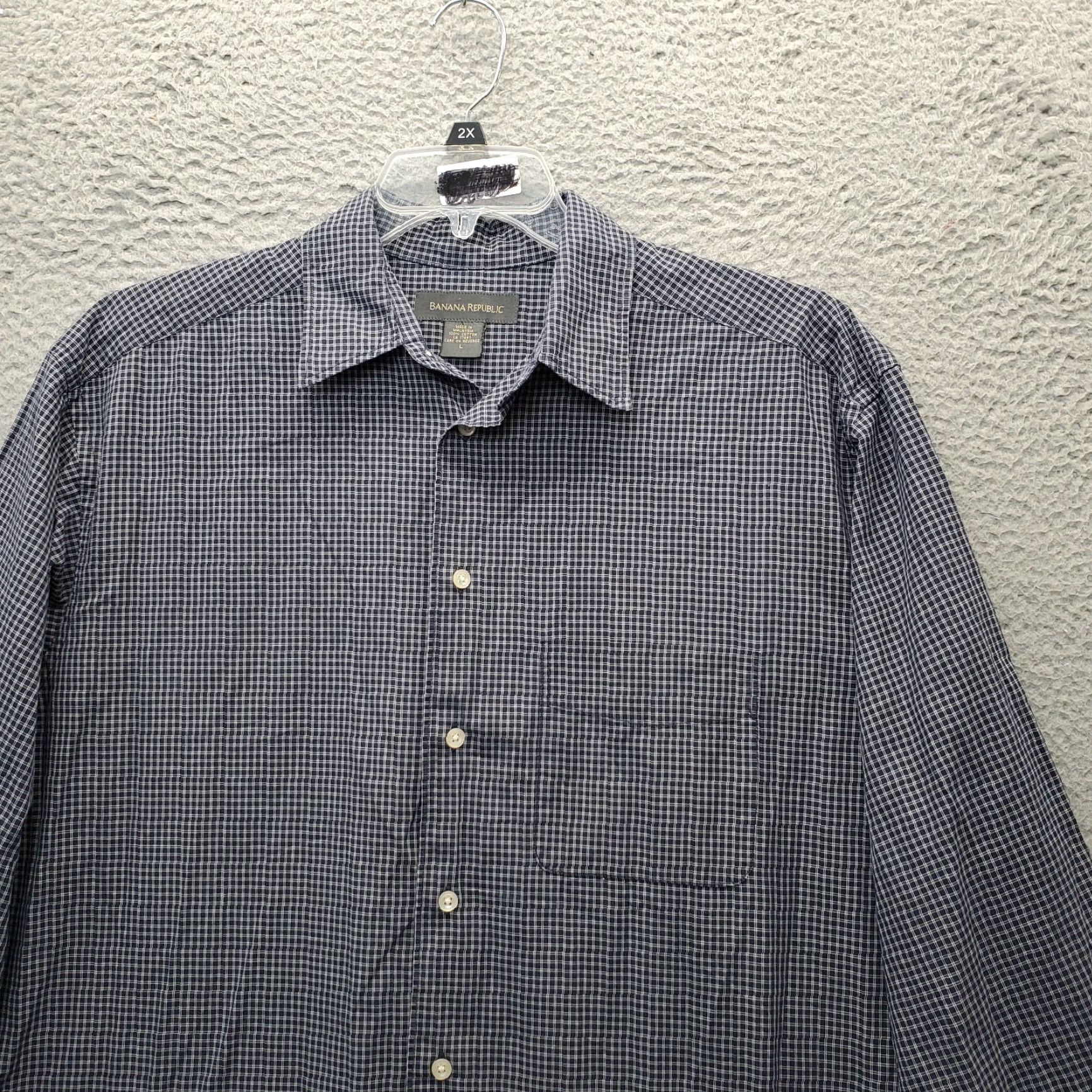 Banana Republic Banana Republic Shirt Womens Size L Multicolor Check Long Sleeve Collared Button Down Regular Fit Clothing Top Women Size L / US 10 / IT 46 - 5 Thumbnail