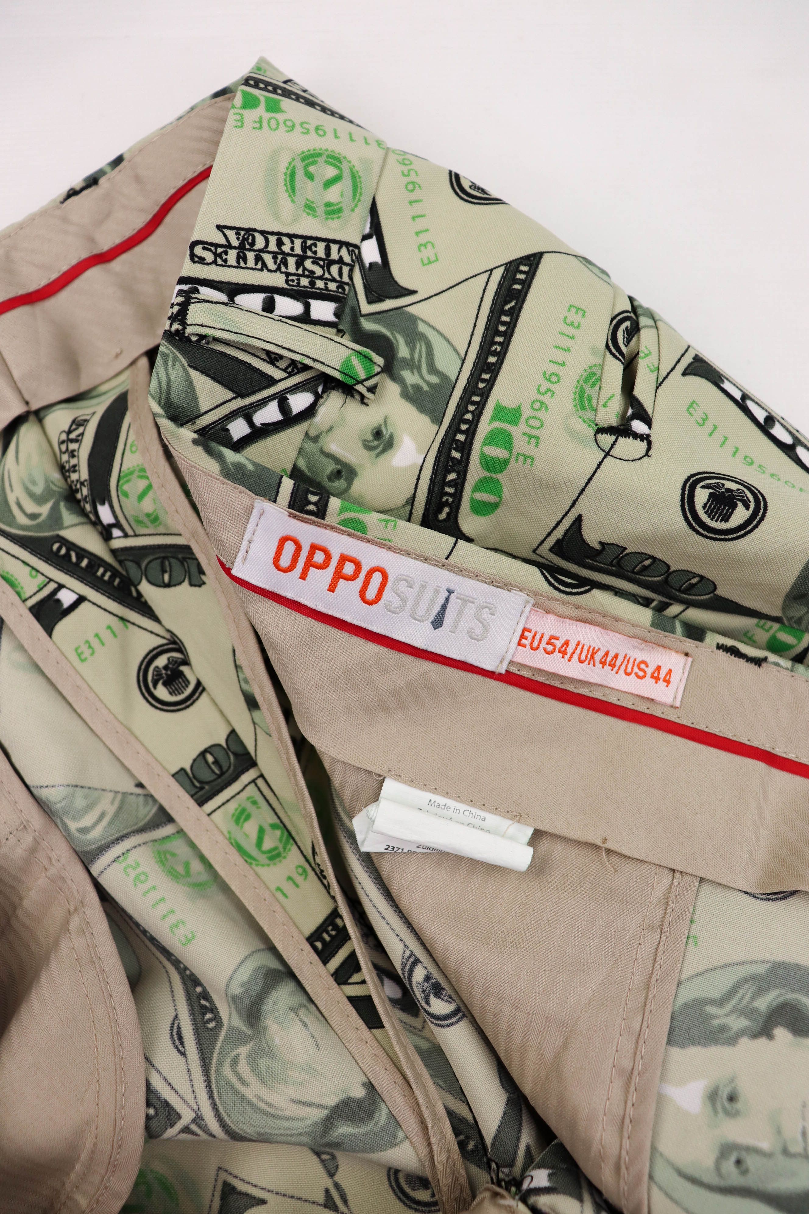 Other OppoSuits $100 Franklin Graphics Polyester Trousers Pants Size US 36 / EU 52 - 8 Thumbnail