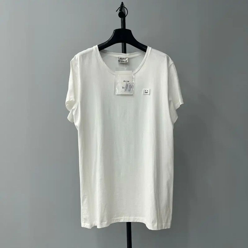 Acne Studios Acne Studios White Summer Cotton T-Shirt Size M / US 6-8 / IT 42-44 - 1 Thumbnail
