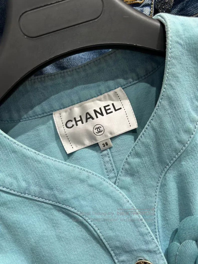 Chanel Chanel Camelia blue denim jacket Size XS / US 0-2 / IT 36-38 - 3 Thumbnail
