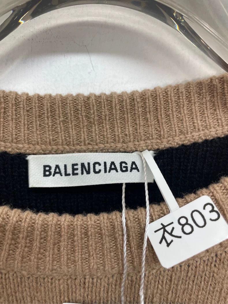 Balenciaga Balenciaga Bullet sweater milk tea color Size US S / EU 44-46 / 1 - 3 Thumbnail