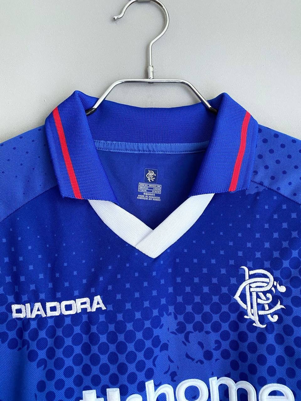 Diadora Diadora FC Glasgow Rangers 2002/03 Home Soccer Jersey, XL Size US XL / EU 56 / 4 - 8 Thumbnail