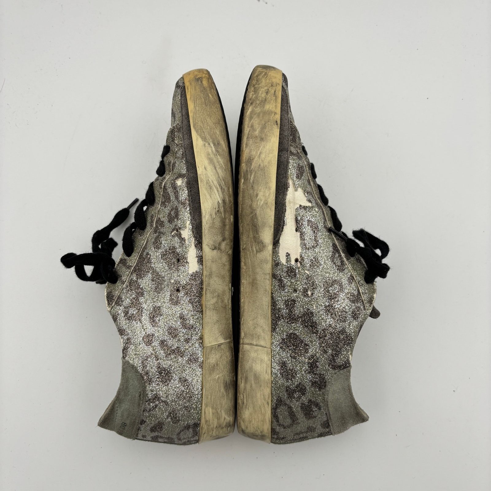 Golden Goose Golden Goose Superstar GGDB Glitter Leopard Sneakers 39 US 9 Size US 9 / IT 39 - 7 Thumbnail