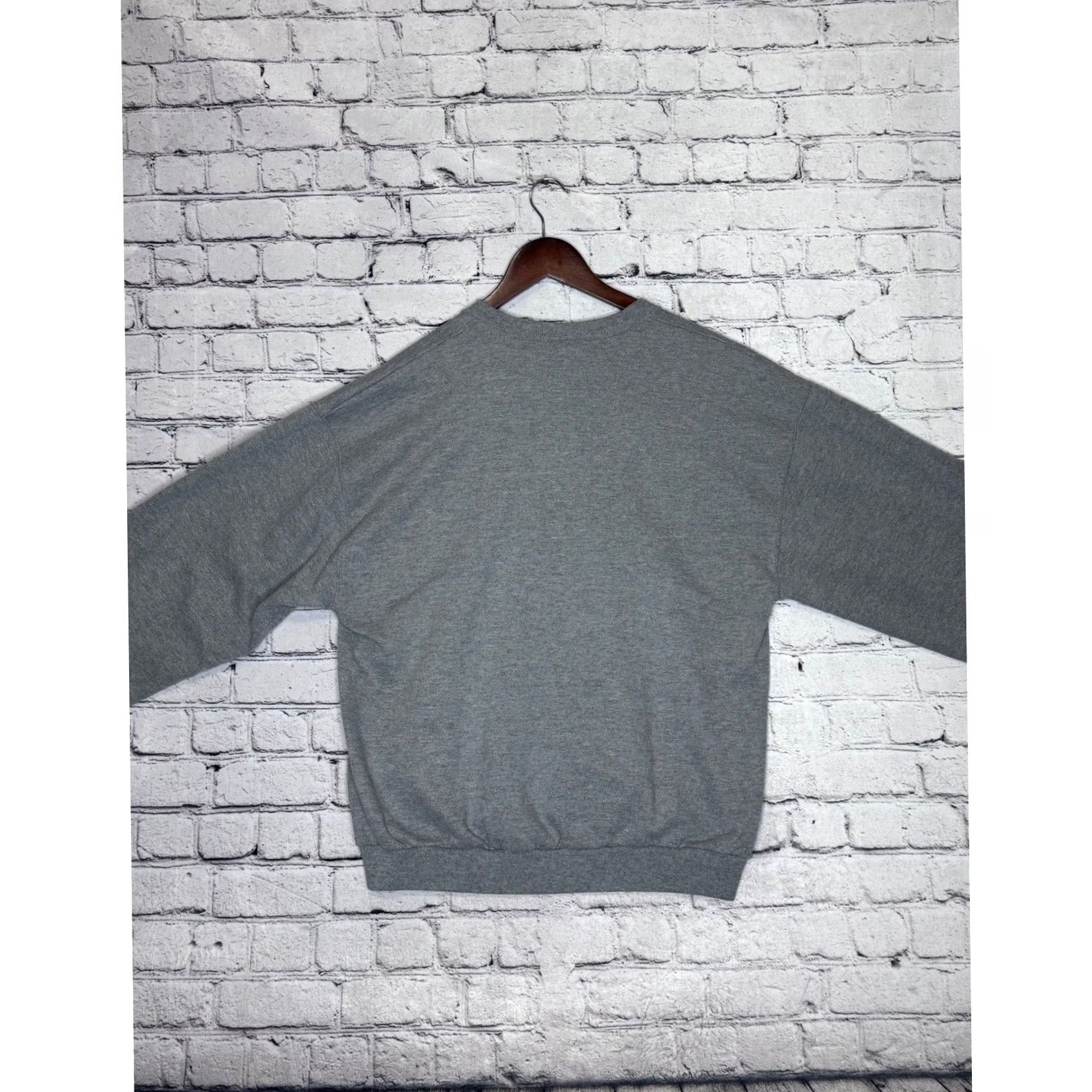 Jerzees VINTAGE Gentry Pioneers Mens Sweatshirt Crewneck Gray XL Pullover Graphic Print Preshrunk Size US XL / EU 56 / 4 - 6 Thumbnail