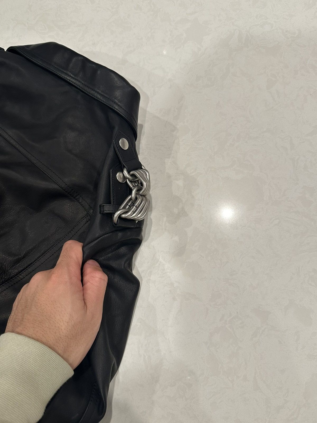 Rick Owens × Rick Owens Drkshdw Rick Owens Rider Jacket Size US L / EU 52-54 / 3 - 2 Thumbnail