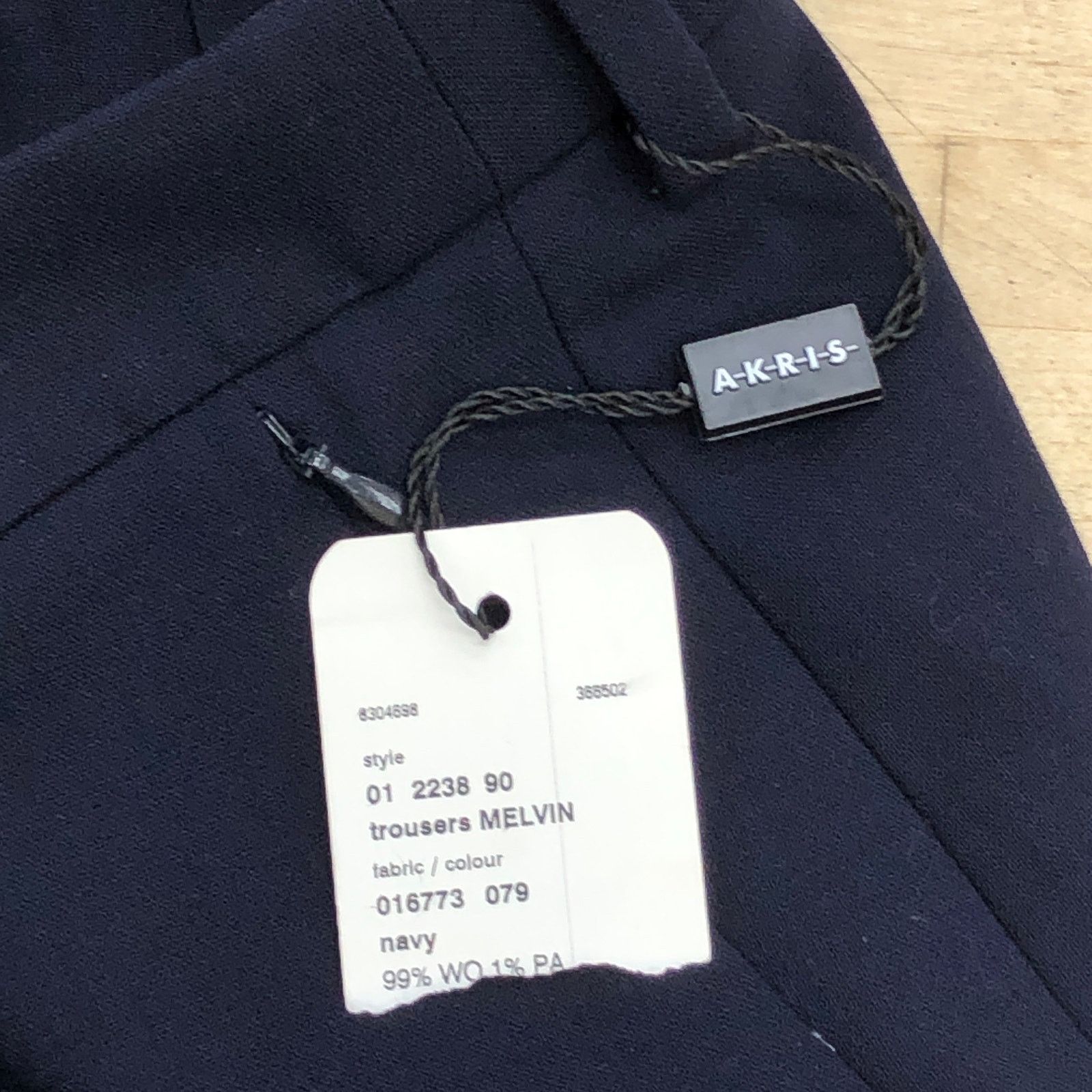 Akris Akris Size 10 Pants Melvin Navy Blue Double Faced Wool NEW Size 32" / US 10 / IT 46 - 12 Thumbnail