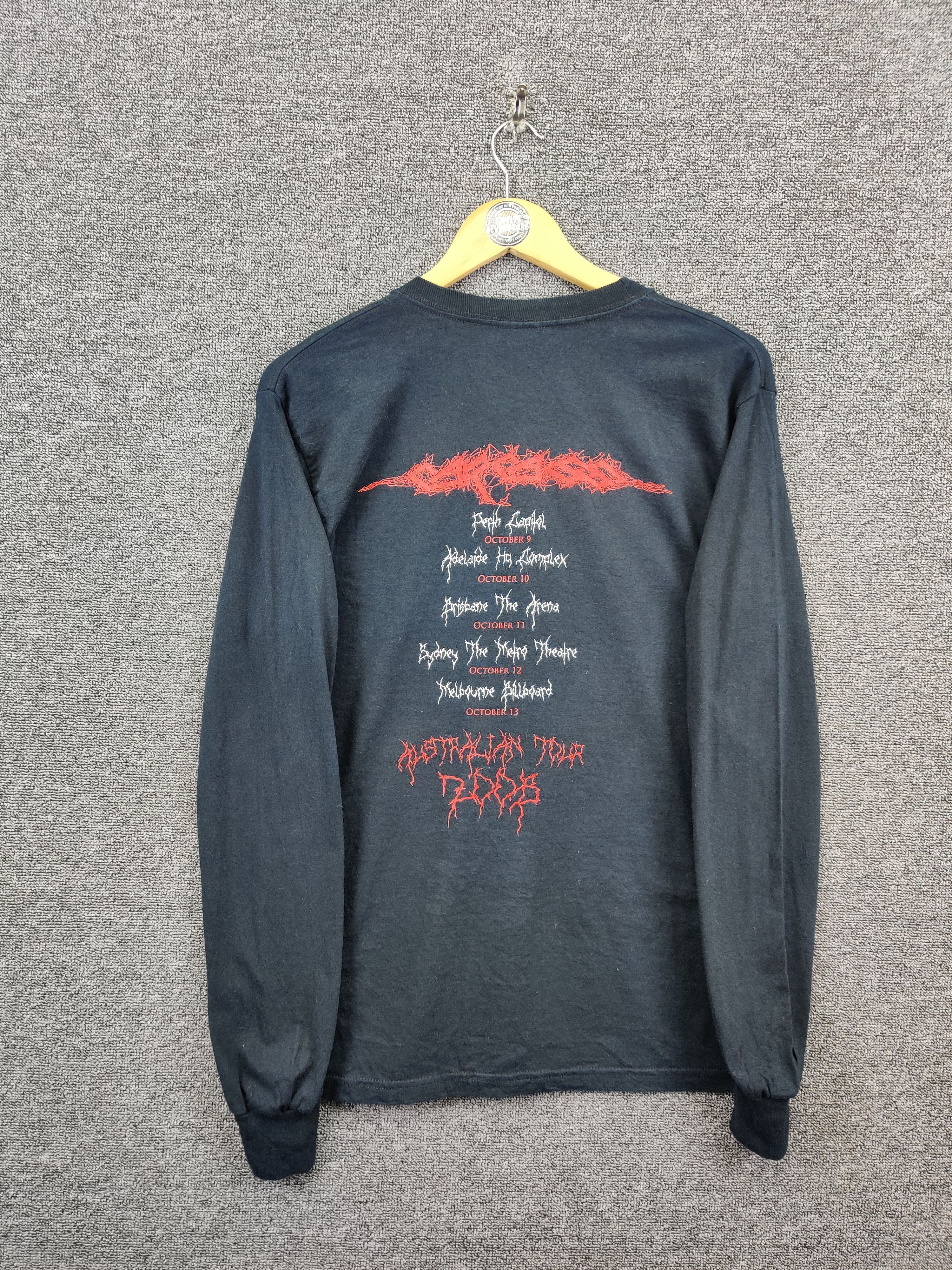 Band Tees Vintage Carcass Tour Death Metal Long Sleeve Tee Tshirt Size US S / EU 44-46 / 1 - 6 Thumbnail