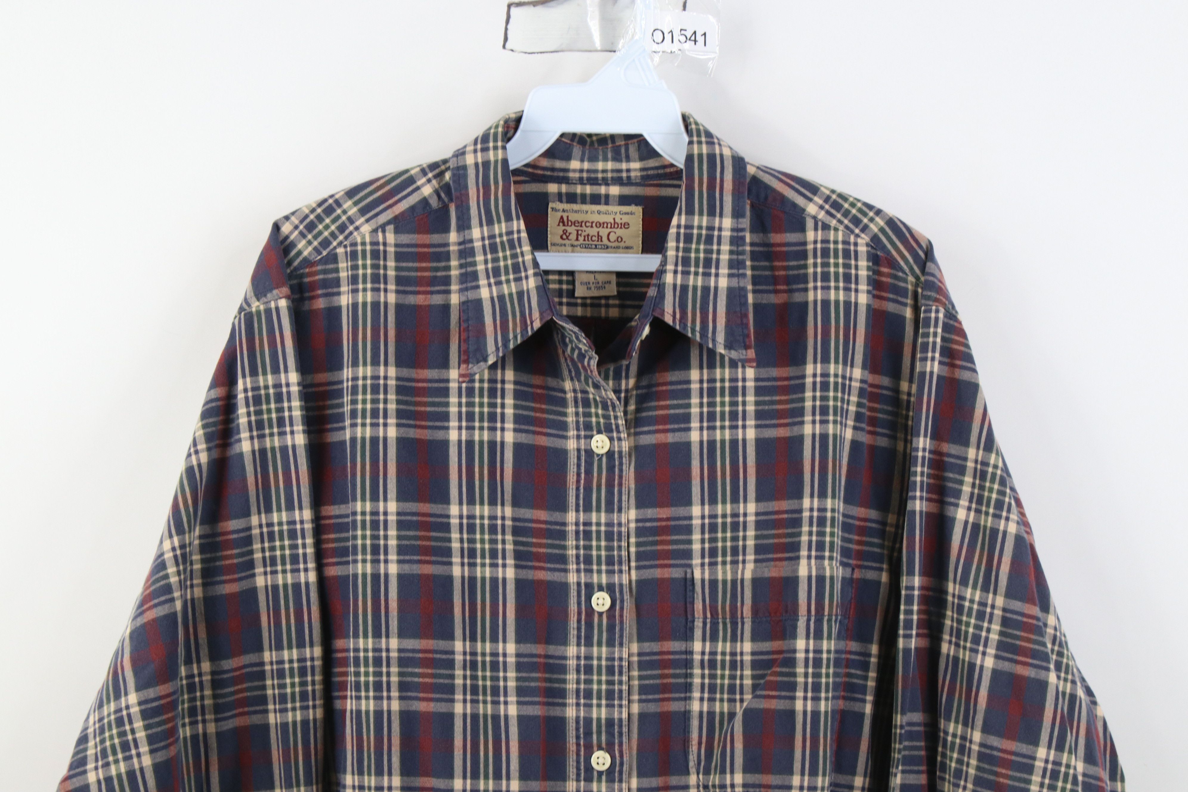 Abercrombie & Fitch Vintage 90s Abercrombie & Fitch Collared Button Shirt Plaid Size US L / EU 52-54 / 3 - 2 Thumbnail