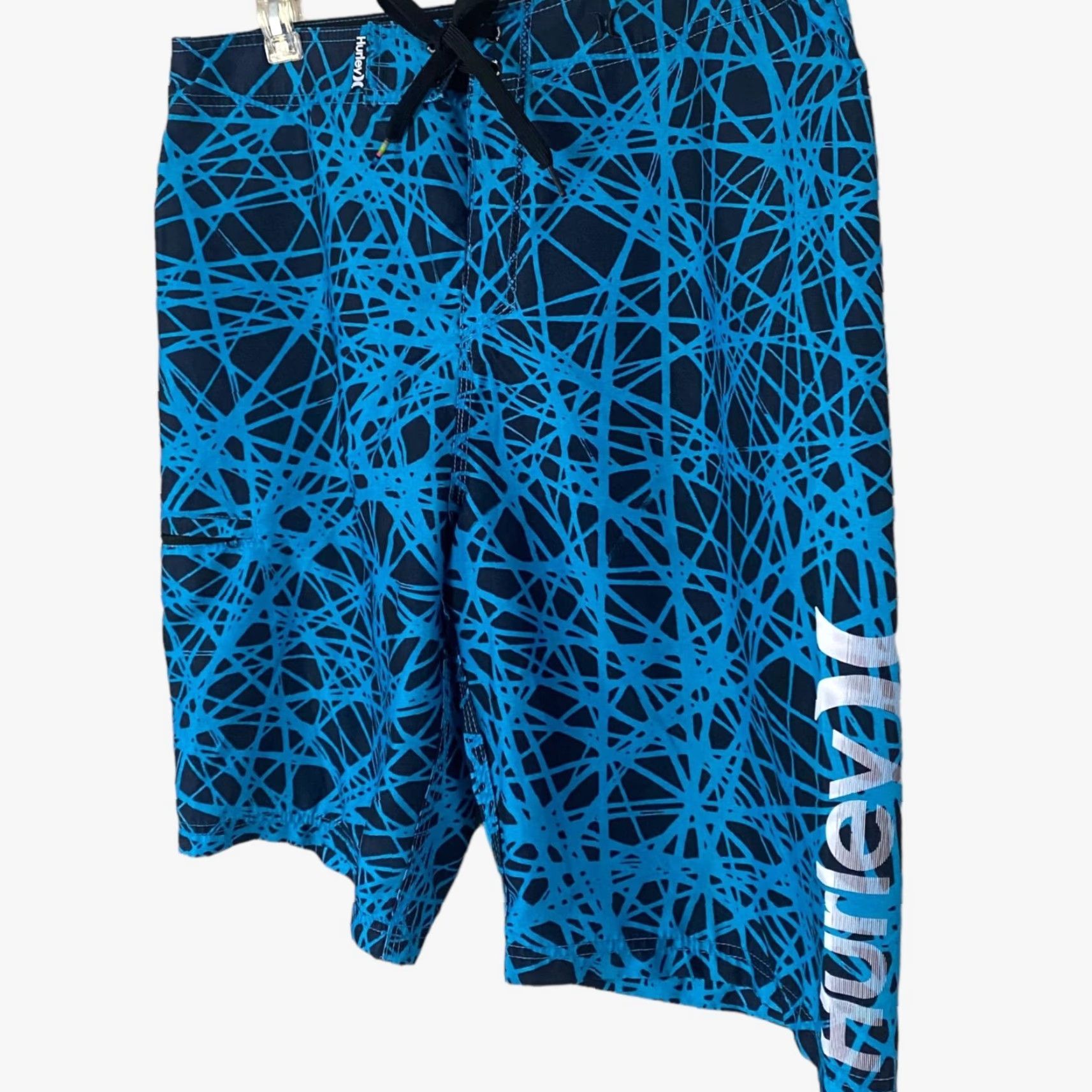 Hurley Hurley Force Core Board Shorts Men's 36 Blue Lagoon Adjustable Waist Surf Swim Size US 36 / EU 52 - 2 Thumbnail