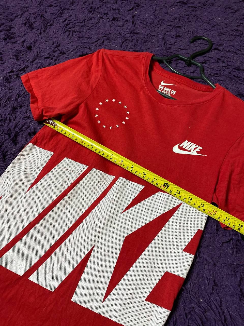 Nike Vintage Nike Red Big Y2K Logo Short Sleeve T-Shirt Size XS Size US XS / EU 42 / 0 - 11 Thumbnail