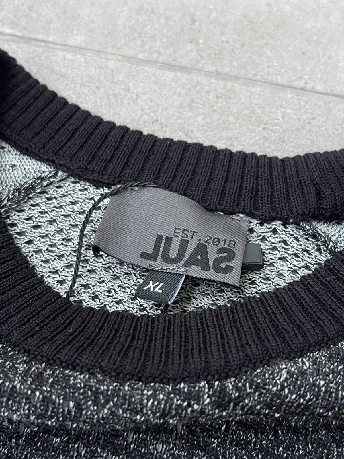 Saul Nash !DS! SS23 Saul Nash High Neck Compression Grey Wool Jumper Size US L / EU 52-54 / 3 - 20 Thumbnail
