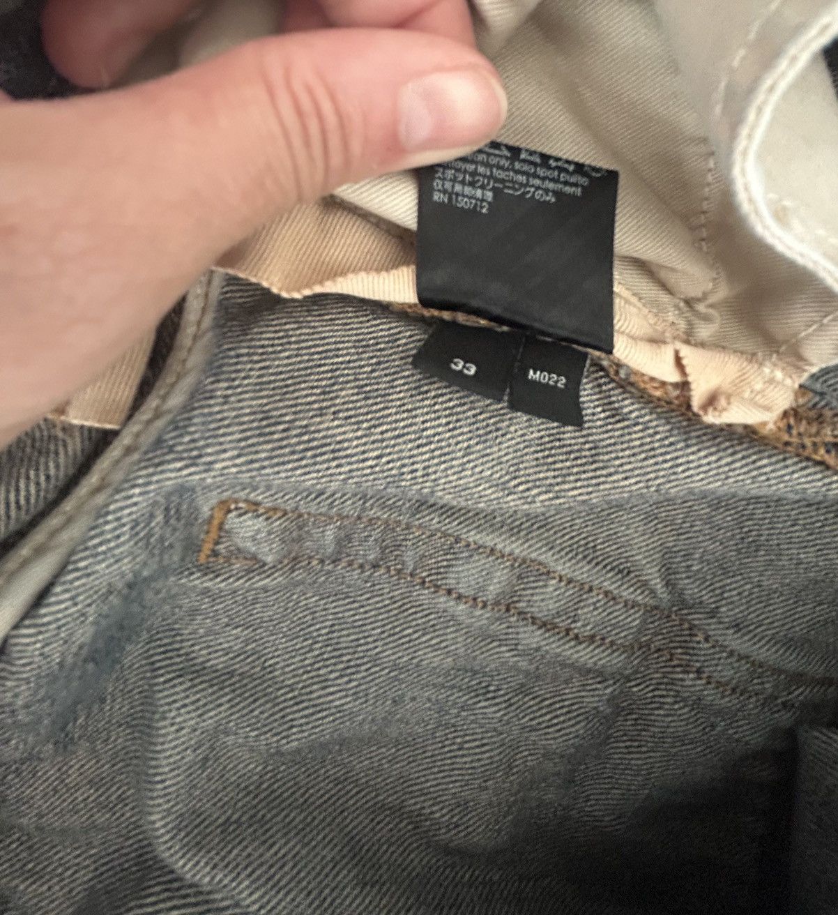 Amiri Amiri Straight Leg Faded Size 33 Size US 33 - 10 Thumbnail