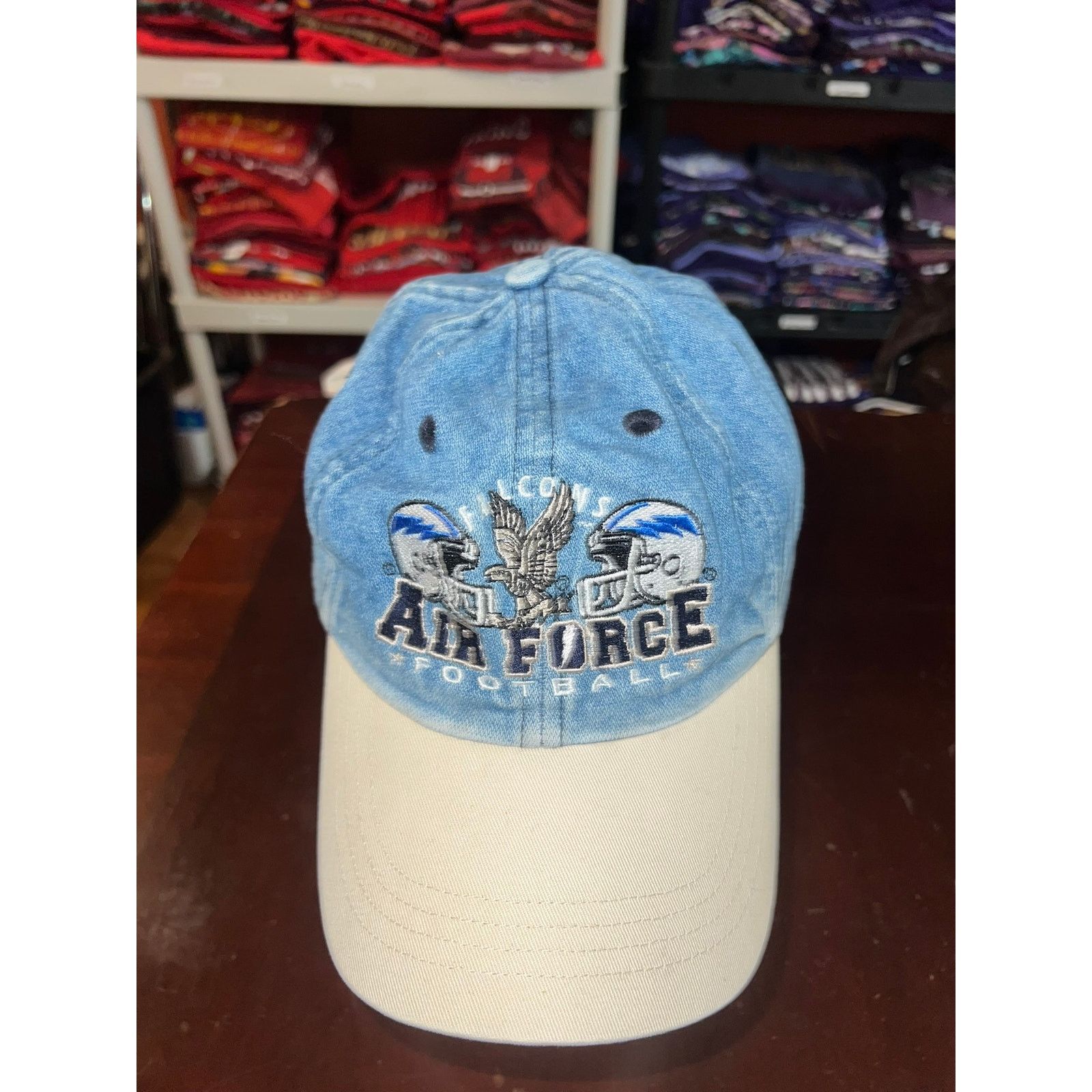 Gear for Sports Gear For Sports Air Force Falcons Hat Football Cap Denim Size ONE SIZE - 3 Thumbnail