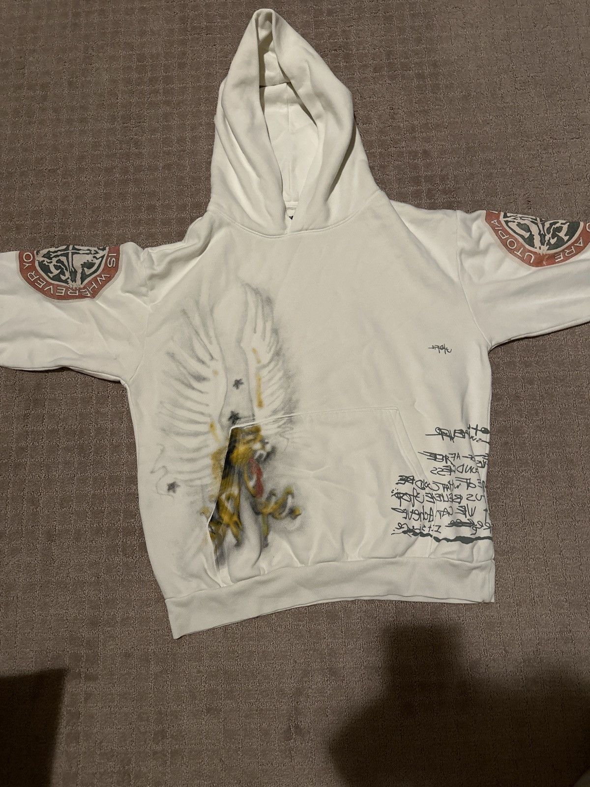 Travis Scott utopia circus Maximus tour merch hoodie size