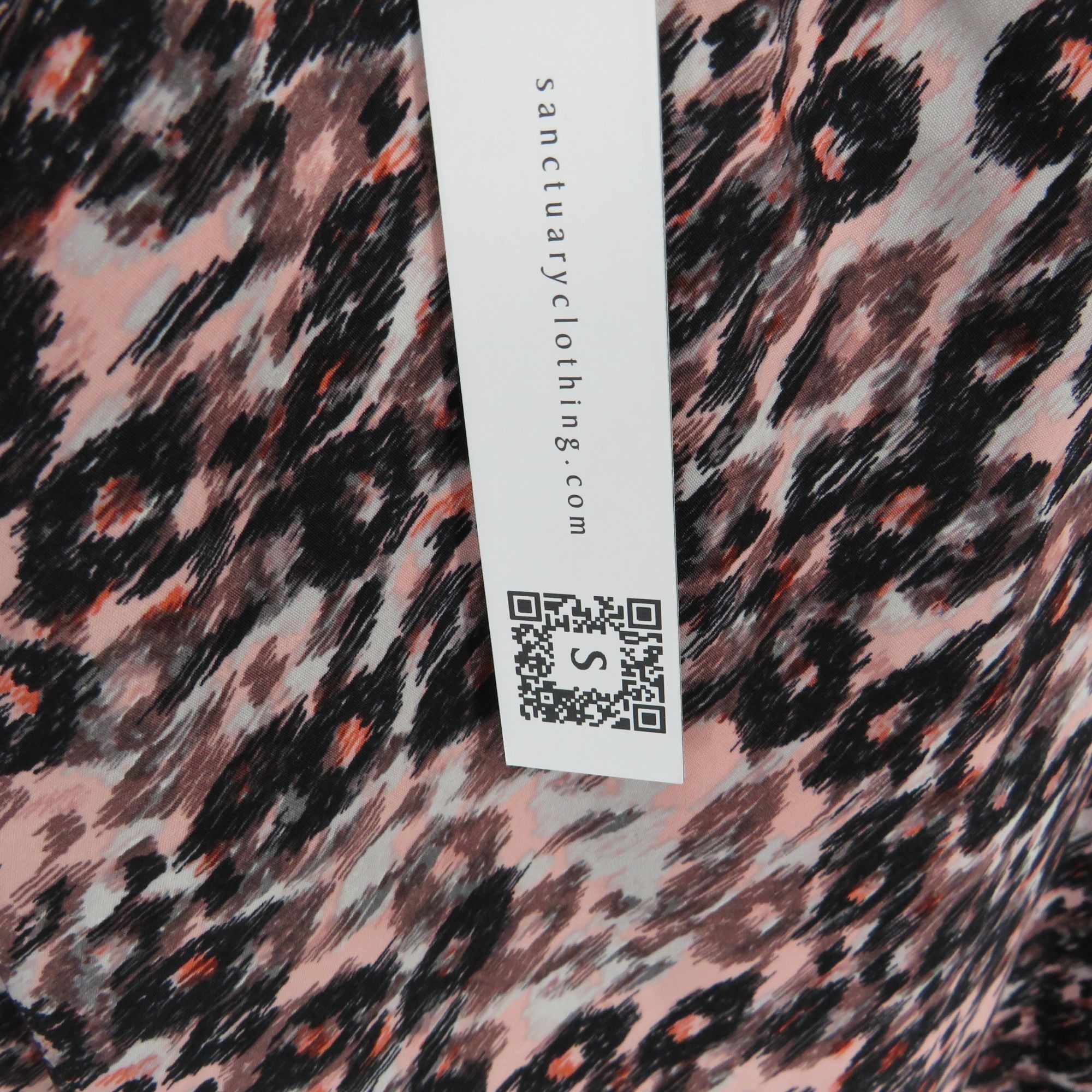 Sanctuary Sanctuary Women's Leopard Print Midi Skirt 1X Elastic Waist Size 34" / US 12 / IT 48 - 6 Thumbnail