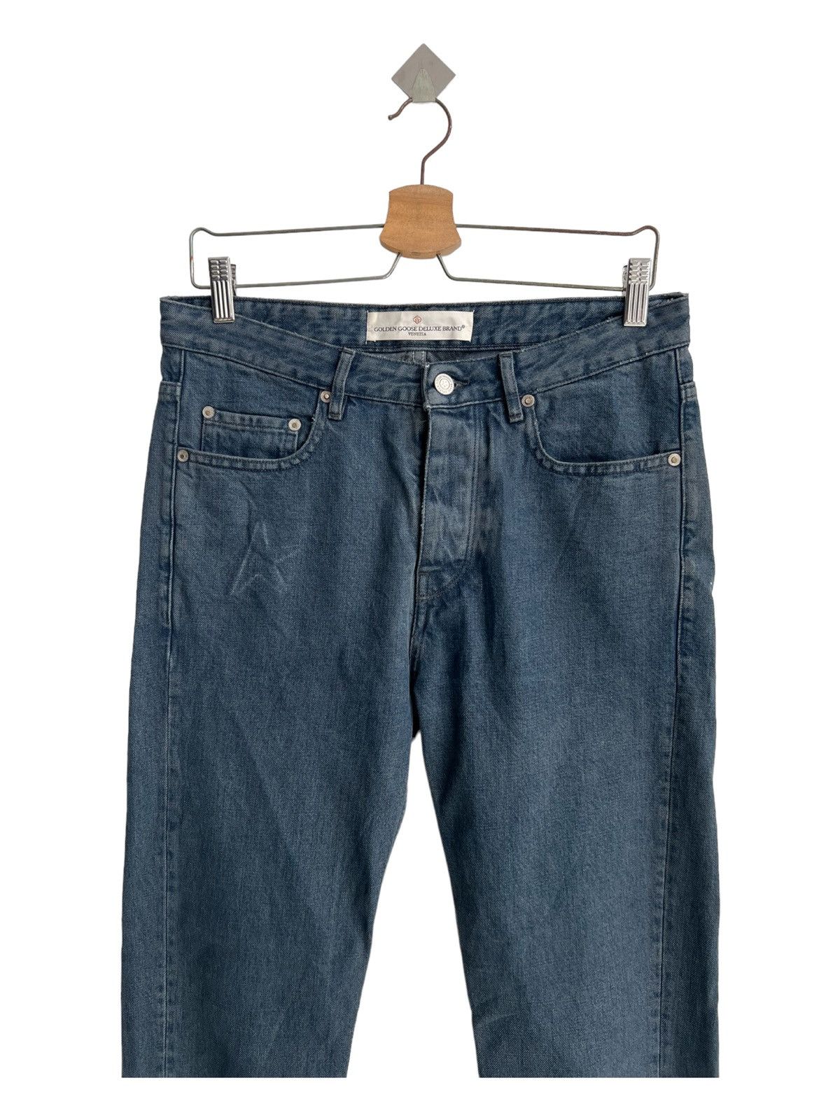 Golden Goose × Purple × Rockstar Games Golden Goose DB "Happy" Americana Uomo Pantaloni Jeans Denim Size US 31 - 5 Thumbnail