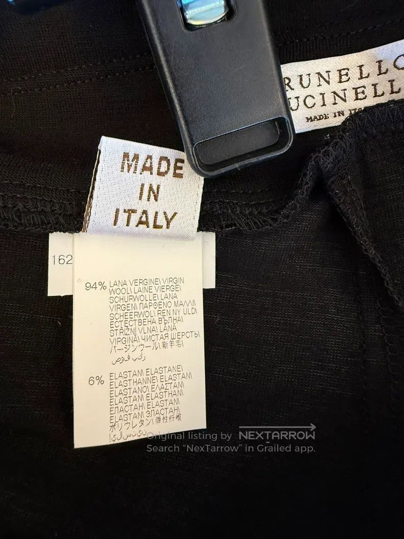 Brunello Cucinelli Brunello Cucinelli Black Side-Seam Silver Bead Pants and S Size 27" / US 4 / IT 40 - 5 Thumbnail