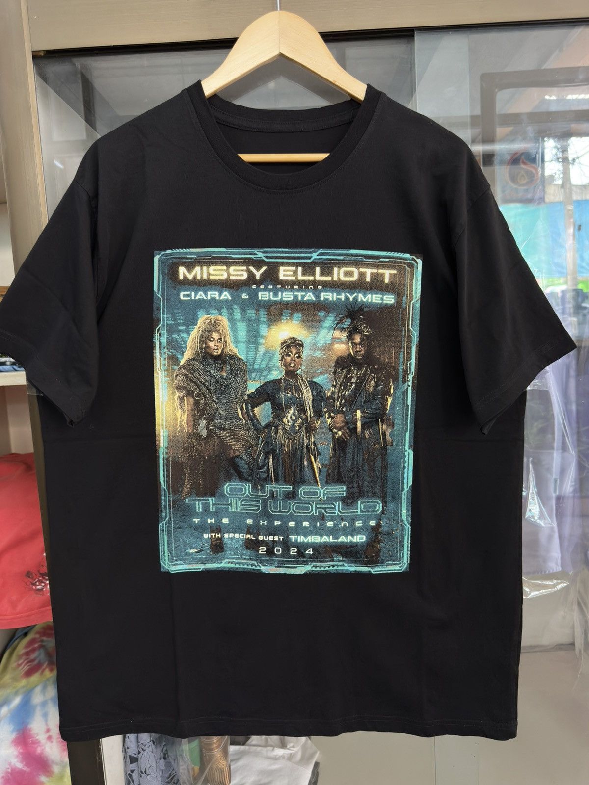 Rap Tees Missy Elliott Ciara Busta Rhymes 2024 Tour Shirt Size US XL / EU 56 / 4 - 1 Thumbnail