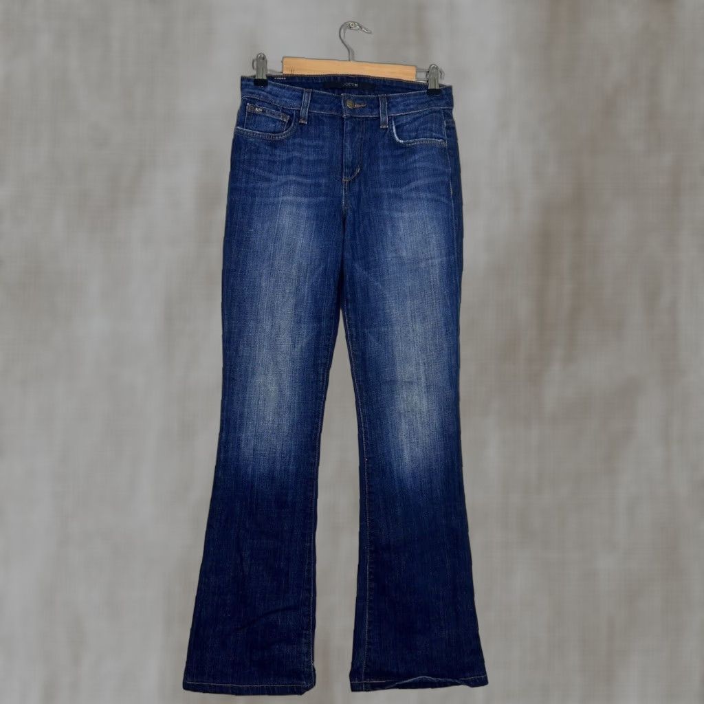 Vintage Joe's Jeans Visionaire Flare Bootcut Jeans Womens 26 Dark Wash 28x31 Stretch Denim Cotton Blend Regular Zip Size 26" / US 2 / IT 38 - 1 Thumbnail