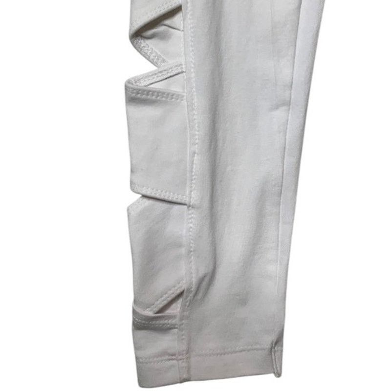 Other French Laundry Women's Sz Small Leggings White Yoga Pants Size 24" / US 00 / IT 34 - 5 Thumbnail