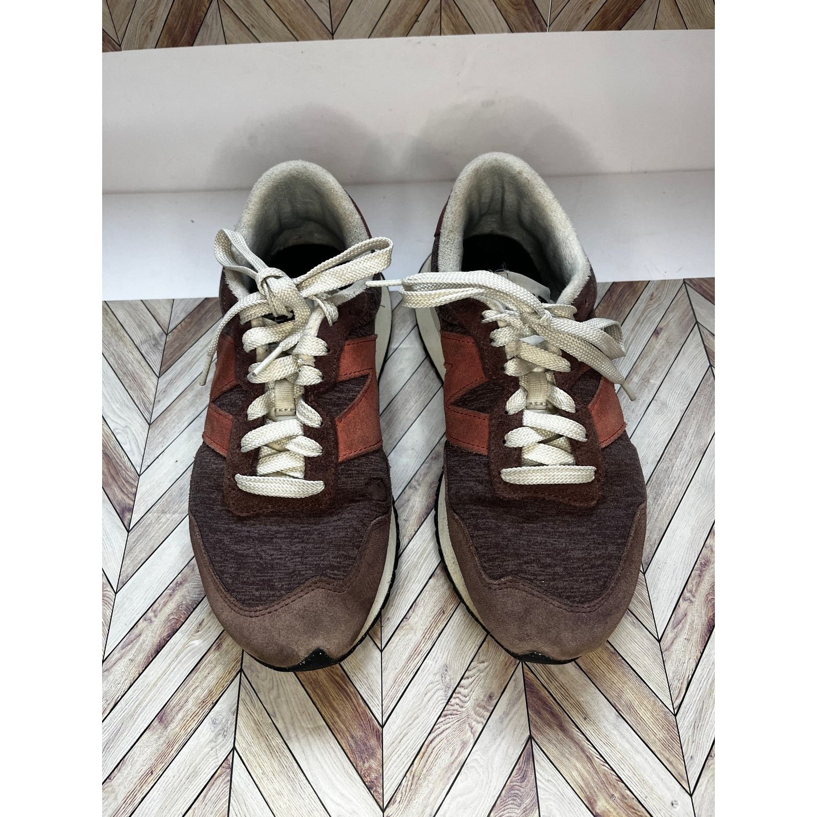 New Balance New Balance Suede Lace Up Running Sneakers Brown US W8/M6.5 Size US 8 / IT 38 - 5 Thumbnail