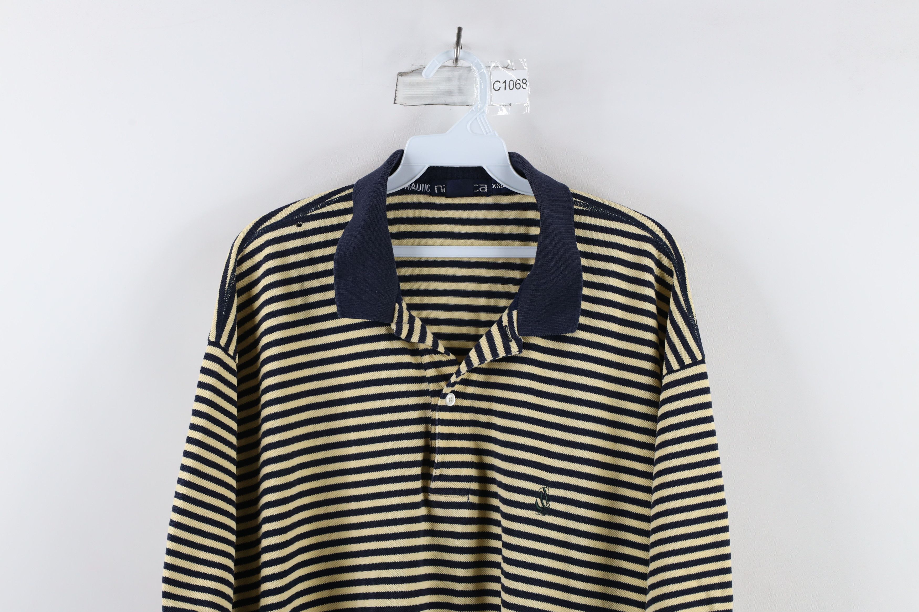 Nautica × Vintage Vintage 90s Nautica Sailing Collared Polo Shirt Cotton Size US XXL / EU 58 / 5 - 2 Thumbnail